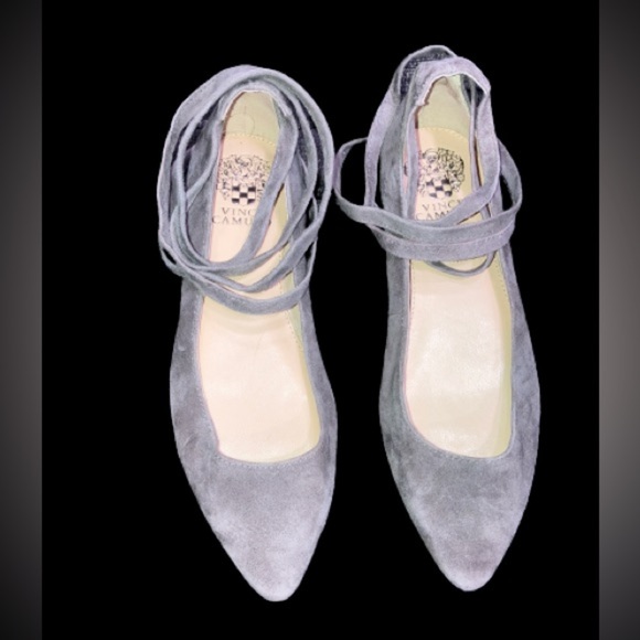 Vince Camuto suede flats, sz 6.5 - Picture 1 of 5